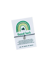 good luck wish string bracelet