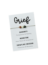 Grief gemstone bracelet