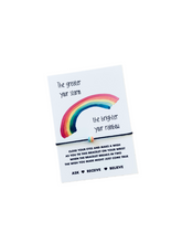 rainbow wish bracelet