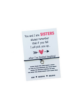 Sister wish string bracelet