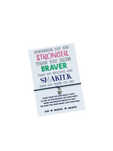 stronger braver smarter wish bracelet