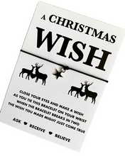 Christmas wish bracelet