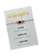 let the light in crystal bracelet for SAD