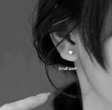 silver knot earrings
