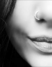 silver nose ring