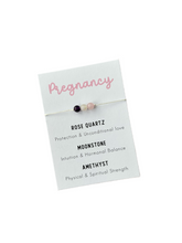 pregnancy crystal bracelet