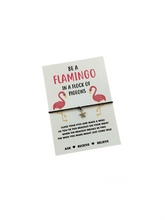 flamingo wish bracelet