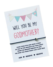 Will You Be My Godmother / Godfather Wish String