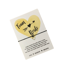 team bride wish bracelets
