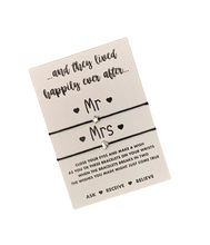 mr and mrs wish bracelet