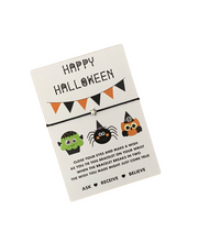Halloween wish string bracelet
