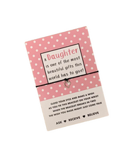 Daughter wish string bracelet