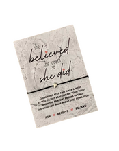 she believed she could so she did wish bracelet