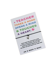 teacher wish bracelet