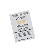 teacher wish string bracelet