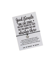 Good friends are like stars gift