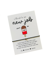 new job wish bracelet