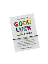 GOOD LUCK IN YOUR EXAMS WISH BRACELET