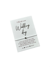 WEDDIGN DAY WISH BRACELET
