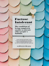 FUCTOSE INTOLERANT wish string bracelet