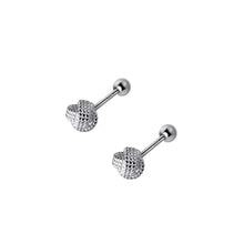 silver knot studs