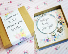 will you be my flower girl gift