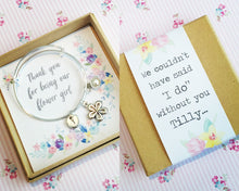 flower girl bangle
