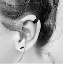 matt black ear cuff