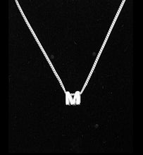 sterling silver initial necklace