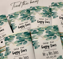 happy tears wedding favours
