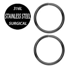 black nose hoop