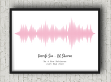 sound wave print