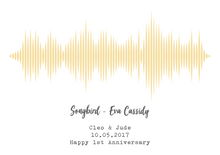 Personalised Sound Wave Print