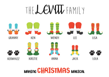 christmas socks print
