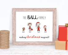 christmas stick people print