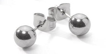 Stainless steel ball stud earrings