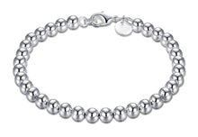 silver bead bracelet