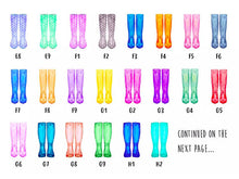 Personalised family wellies print!