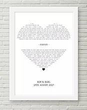 song lyrics print