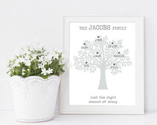Personalised Family Tree Print