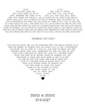 song words print