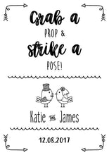 Cards & gifts wedding sign print