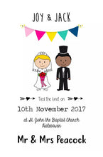 Framed Personalised Wedding Print