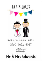 Framed Personalised Wedding Print