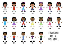 Personalised Family Stick People Print