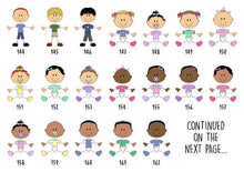 Personalised Family Stick People Print