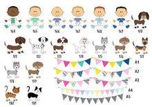 Personalised Family Stick People Print