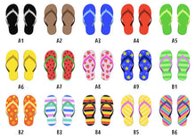 Framed Personalised Family Flip Flop Print