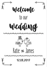wedding sign print