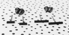 black t bar studs